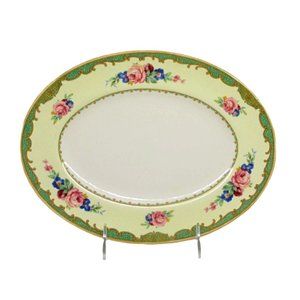 Vintage Platter Myott's Royal Crown England 10" x 7-3/4" Replacement Serveware